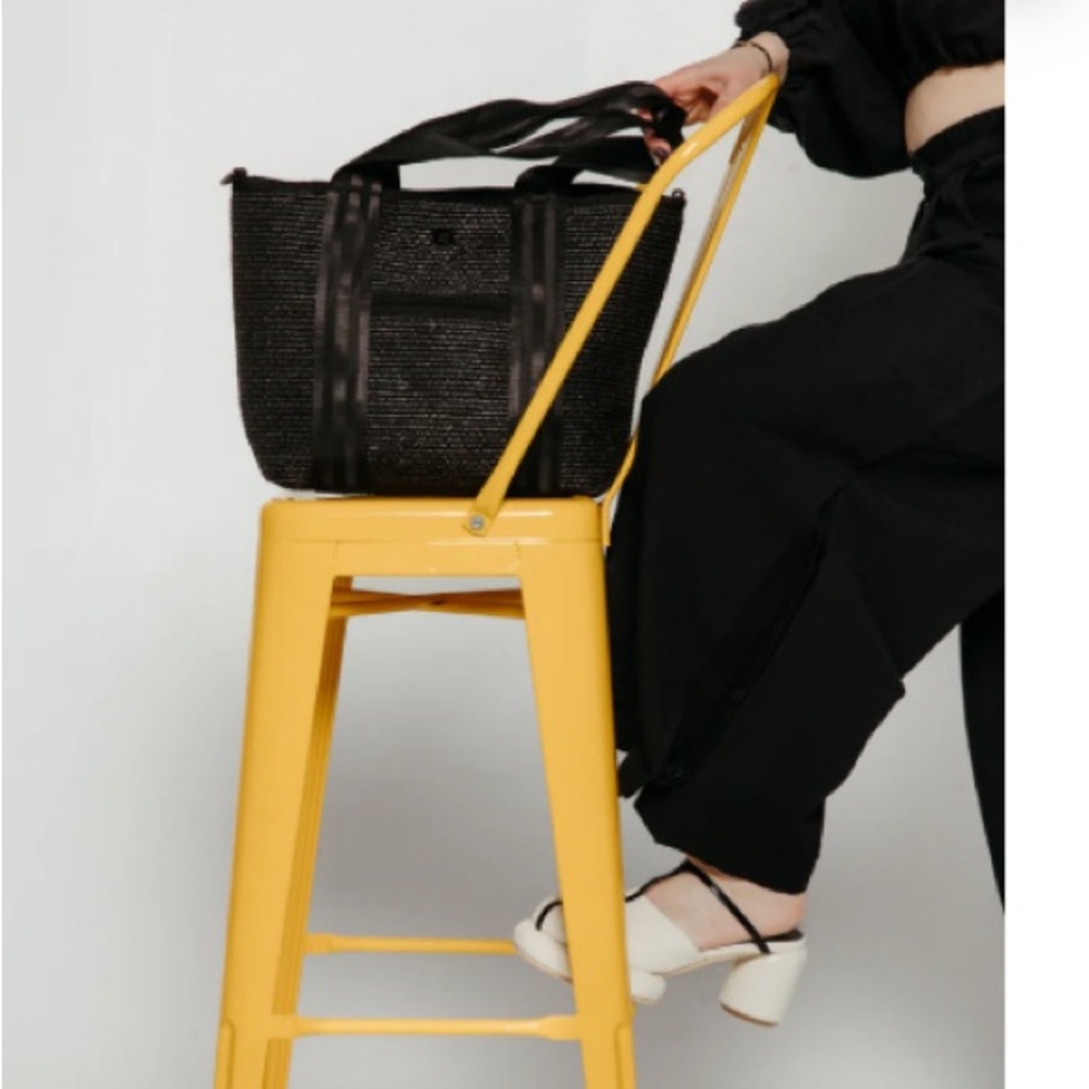 NWT Think Royln Black Tote Bag - Picture 9 of 16